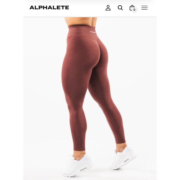 Alphalete Dusty Rose Amplify leggings XS - Picture 1 of 3
